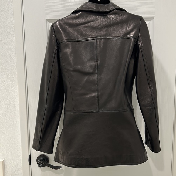 Anonymous John Carlisle black Soft Leather Jacket XS - Picture 2 of 9